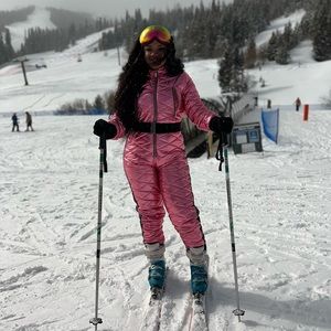 Pink Ski Suit from Amazon